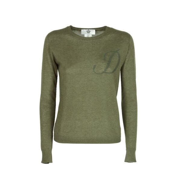 Dee Ocleppo Cashmere Pullover Sweater Women Green Sweaters - Picture 1 of 7